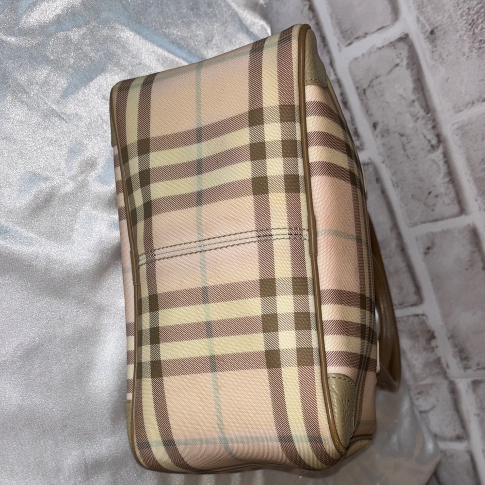 Burberry Pink Nova Check Satchel - Picture 7 of 16